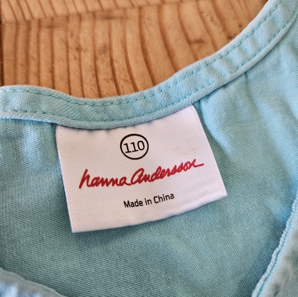 HANNA ANDERSSON TODDLER Color block Dress, size 5T - Picture 2 of 4